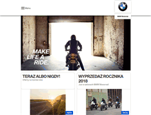 Tablet Screenshot of bmw-motorrad.pl